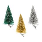 3x человеческий труд елка зажим имеется миниатюра сосна tree Mini зимний декортивный элемент snow tree стол магазин витрина party. память 
