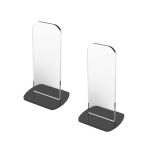 2x ボクシンググローブディスプレイラック ディスプレイと収納 耐久性のあるアクリルグローブホルダー リビングルーム ゲームルーム 棚 カウ