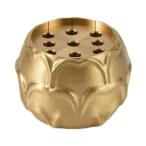  курильница держатель портативный латунь курильница .. чай house камин для Gold 3mm