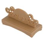  веер подставка простой . в наличии вентилятор держатель ресторан living салон настольный Brown 