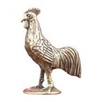  латунный. самец курица. изображение, животное. для коллекций украшение, ретро изделие прикладного искусства. настольный оборудование орнамент, дом, офис, living салон, двор для 