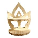 ショッピングウォールシェルフ 木製ウォールシェルフ 頑丈な素朴なウォールディスプレイシェルフ バスルーム ホーム 保育園 ホロー