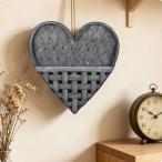  орнамент корзина Heart место хранения корзина из дерева wall корзина вязаный tech s коричневый подвешивание ниже трос стена поверхность установка . салон орнамент living вход ... применение 