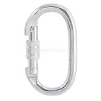  наружный . сидэ внизу . блокировка овальный уголь элемент сталь climbing 25 KNkalabina винт блокировка 