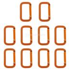 10 штук входит наружный climbing кемпинг прямоугольный зажим kalabina крюк пряжка 