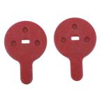 2ピースマウンテンロード自転車MTBバイクディスクブレーキパッドアクセサリーBB8