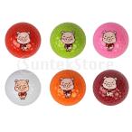 6x premium наружный мяч для гольфа super soft fi-ru симпатичный свинья образец. детский 