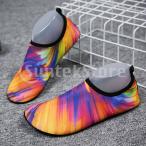 1ペア男性女性ウォーターシューズベアフットビーチスイムクイックドライアクアソックス39-40