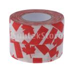 2ロール耐摩耗スキッド抵抗スポーツアイスホッケースティックテープ赤もみじ葉