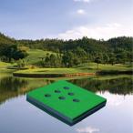 ゴルフプールフローティングゴルフゲームグリーンマットコンペセット55x55CM6ホール