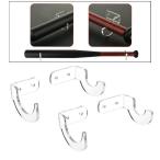 アクリルベースボールバットウォールマウントハンガーラック、ケースを透明に表示