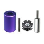 マウンテンバイクパープル用の耐久性のある自転車フロントフォークスターナット取り付けツール