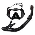  маска воздуховод "snorkel" комплект дайвинг с аквалангом маска плавание для очки дайвер тренировка большой b черный 