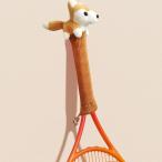 コーヒー色 ラケットハンドルカバー かわいいバドミントンラケットハンドルカバーラケットグリップ