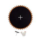 トランポリンマット メッシュ修理マット 丈夫なジャンプマット ゲーム 屋外練習用 8フィート 42個のバックル付き