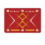  футбол тренировка коврик накладка мяч контроль тренировка Athlete для взрослых красный 