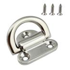  складной накладка I D кольцо морской детали 2 шт, полировка завершено, крепкий . гладкий . панель веревка кольцо, яхта прицеп для грузовика steel крепежный 