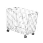 ヨガマット収納バスケット ローリングホイール付き ヨガブロック ダンベル用 M 46cmx34.5cmx31cm