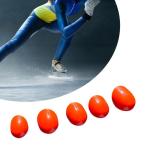  конькобежный спорт палец колпак 5 шт портативный сопутствующие товары подарок для фигурное катание закрытый orange 