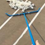 バドミントン シャトルコックコレクター キャスター付き 持ち運び可能 会場 コート 屋内用 ブルー