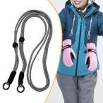  лыжи перчатка ремешок вязаный &.. глаз для взрослых детский наклонный .. смартфон ремешок черный белый 