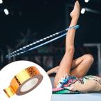  гимнастика обруч лента многоцелевой 1.5 cm x 5 m легко ... толстый упаковка лента Gold 