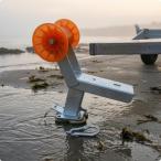  Boat Trailer - для лебедка подставка держатель серебряный отделка гид колесо имеется подъёмная опора высота регулировка возможность домкрат для прицепа поддержка долговечность перевозка детали 