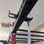  штанга держатель высокая прочность steel штанга подставка орнамент штанга подставка много крюк место хранения целый . защита гладкий отделка установка простой тренировка объект . применение 