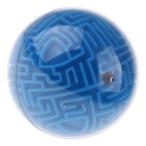 ショッピング教育玩具 3D迷路ボールマジックボールパズル脳迷路ゲーム子供教育玩具ブルー(難しい難易度)