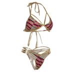 女性の水着水着三角水着の包帯ビキニビーチウェアm