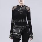 Yahoo! Yahoo!ショッピング(ヤフー ショッピング)オートバイ ヒップバッグ 個性的 ウエストバッグ ゴシック様式 多機能 コスチューム 2タイプ - #1