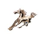 ノーブランド品 ファッション 動物 馬 ブローチ ピン バッジ 結婚式 花嫁 アールデコ ゴールド
