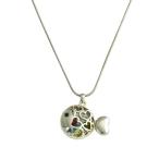 Yahoo! Yahoo!ショッピング(ヤフー ショッピング)ファッションカラフルなラインストーンかわいいバブル魚のチャームペンダントチェーンネックレス