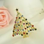 Yahoo! Yahoo!ショッピング(ヤフー ショッピング)ノーブランド品 ファッション かわいい カラフルな クリスタル クリスマスツリー ブローチピン 休日のパーティー 贈り物