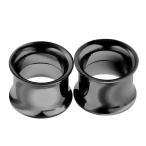 Yahoo! Yahoo!ショッピング(ヤフー ショッピング)黒いステンレス鋼の耳肉トンネルのプラグスクリューエキスパンダー耳12mm