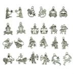 Yahoo! Yahoo!ショッピング(ヤフー ショッピング)24ピース/個合金ペンダント干支星座にネックレスバッグキーホルダーペンダント
