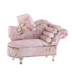 ピンク 収納ボックス 蝶 ファブリック ミニ 家具 ジュエリー  小物入れ 装飾 全3色 - ソファー