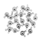 Yahoo! Yahoo!ショッピング(ヤフー ショッピング)20個セット コネクター 留め金 ブレスレット ネックレス用 DIY シルバー