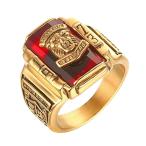 Yahoo! Yahoo!ショッピング(ヤフー ショッピング)ステンレス 個性 メンズ ジュエリー 人工クリスタル リング ヴィンテージ 全5サイズ    - サイズ8