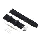 si Ricoh n резина наручные часы частота ремешок напульсник черный для замены нержавеющая сталь сталь пряжка 22mm