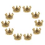 Yahoo! Yahoo!ショッピング(ヤフー ショッピング)ジュエリーアクセサリー クラウンの形 小型 ビーズ クリスマスの装飾 全6色 10個入り - ゴールド