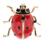 Yahoo! Yahoo!ショッピング(ヤフー ショッピング)個性的 かわいい ピンブローチ ビートル型 ユニック ジュエリー 装飾品 精美 プレゼント 全2色 - レッド