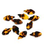 Yahoo! Yahoo!ショッピング(ヤフー ショッピング)10個の楓の葉の魅力のイヤリングのペンダントカョンジュエリーdiy茶色の作成