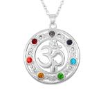 Yahoo! Yahoo!ショッピング(ヤフー ショッピング)1個 レディース メンズ ネックレス ステンレス鋼 丸型ペンダント 首飾り 宗教的 全3タイプ - ＃3