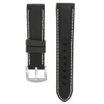 Yahoo! Yahoo!ショッピング(ヤフー ショッピング)メンズブラックシリコンゴムの交換スポーツ腕時計バンドのストラップ26ミリメートル