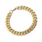 Yahoo! Yahoo!ショッピング(ヤフー ショッピング)メンズステンレススチールチェーンリンクブレスレットリストバンドバングルジュエリーパンクゴールド