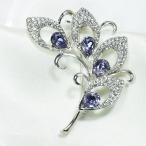 ブローチ レディースブローチ ラインストーン セータークリップ コート 服装飾 アクセサリー