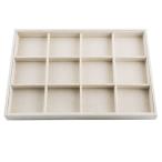 Yahoo! Yahoo!ショッピング(ヤフー ショッピング)リングイヤリングジュエリーディスプレイオーガナイザートレイホルダー12グリッドトレイ