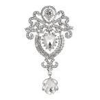 ラインストーン ブローチ ドレス アクセサリー ギフト 母の日 パーティー