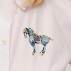 エナメルブローチラペルピンバッグ用品アクセサリードレス馬ブローチピンスカーフ装飾男性パーティーバレンタインデーカウボーイ